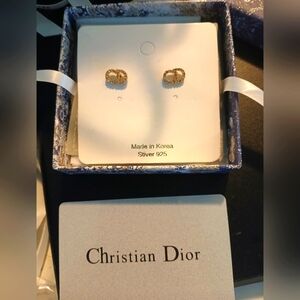 Christian Dior CD Earrings